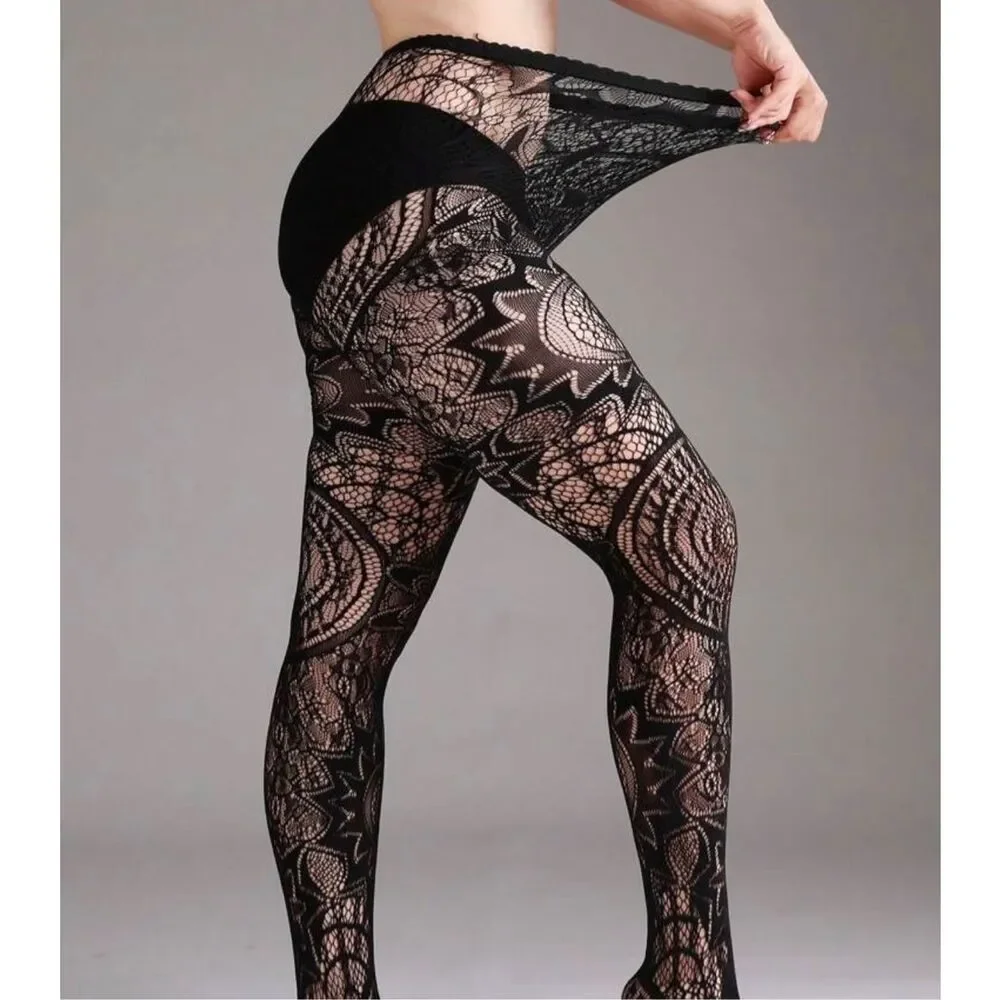 Patterned Tights - Picture 2 of 5